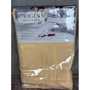 Origins Bardwil Microfiber Tablecloth 60x102 Oval Spill-Proof‎ Wipe Clean Yellow